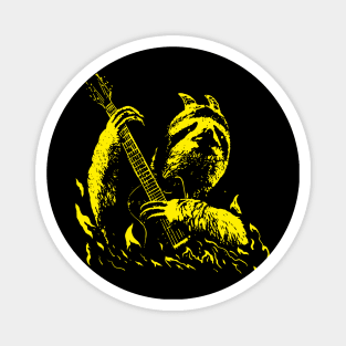 Sloth Demon Guitarist Magnet